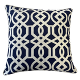 Coastal Stripe Navy Indoor/Outdoor Cushion Cover – 50 x 50 cm – product photo 1