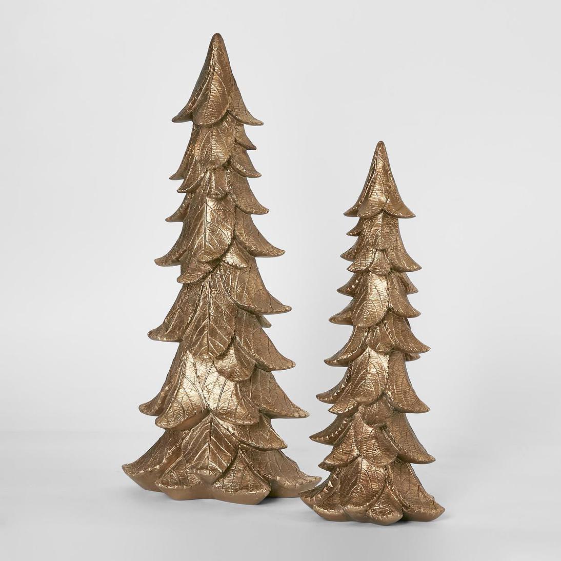 Metallic Gold Pine Tree Accent – Large, 45 cm – product photo 3