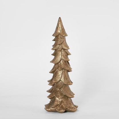 Metallic Gold Pine Tree Accent – Small, 36 cm – product photo 1