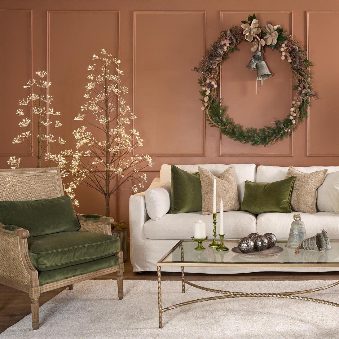 Brown Starry LED Display Tree – 150 cm, 720 Lights – product photo 3