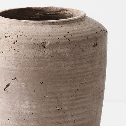 Rustic Earth-Tone Decorative Pot – 40 cm Tall – product photo 2